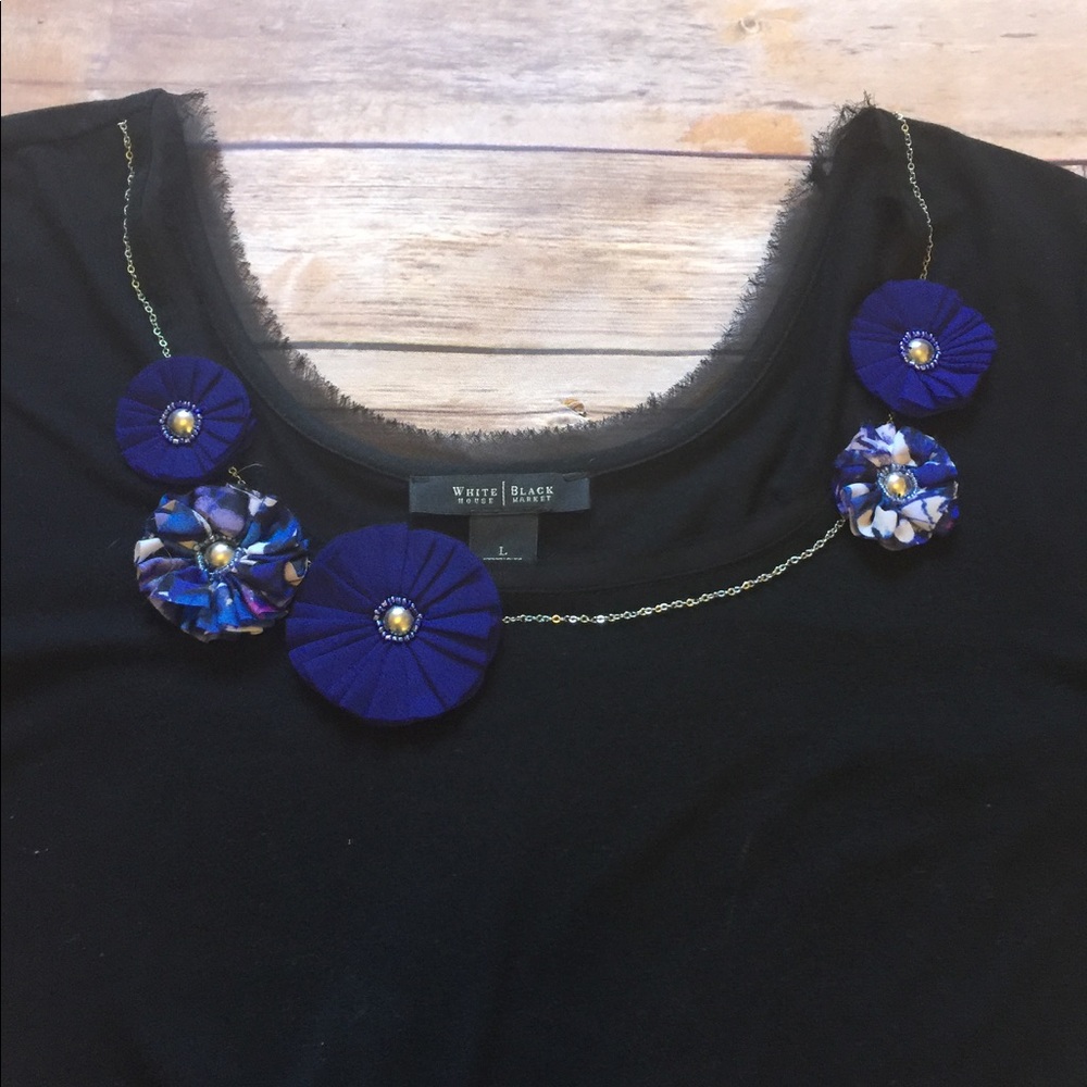 WHBM black top - Picture 2 of 5